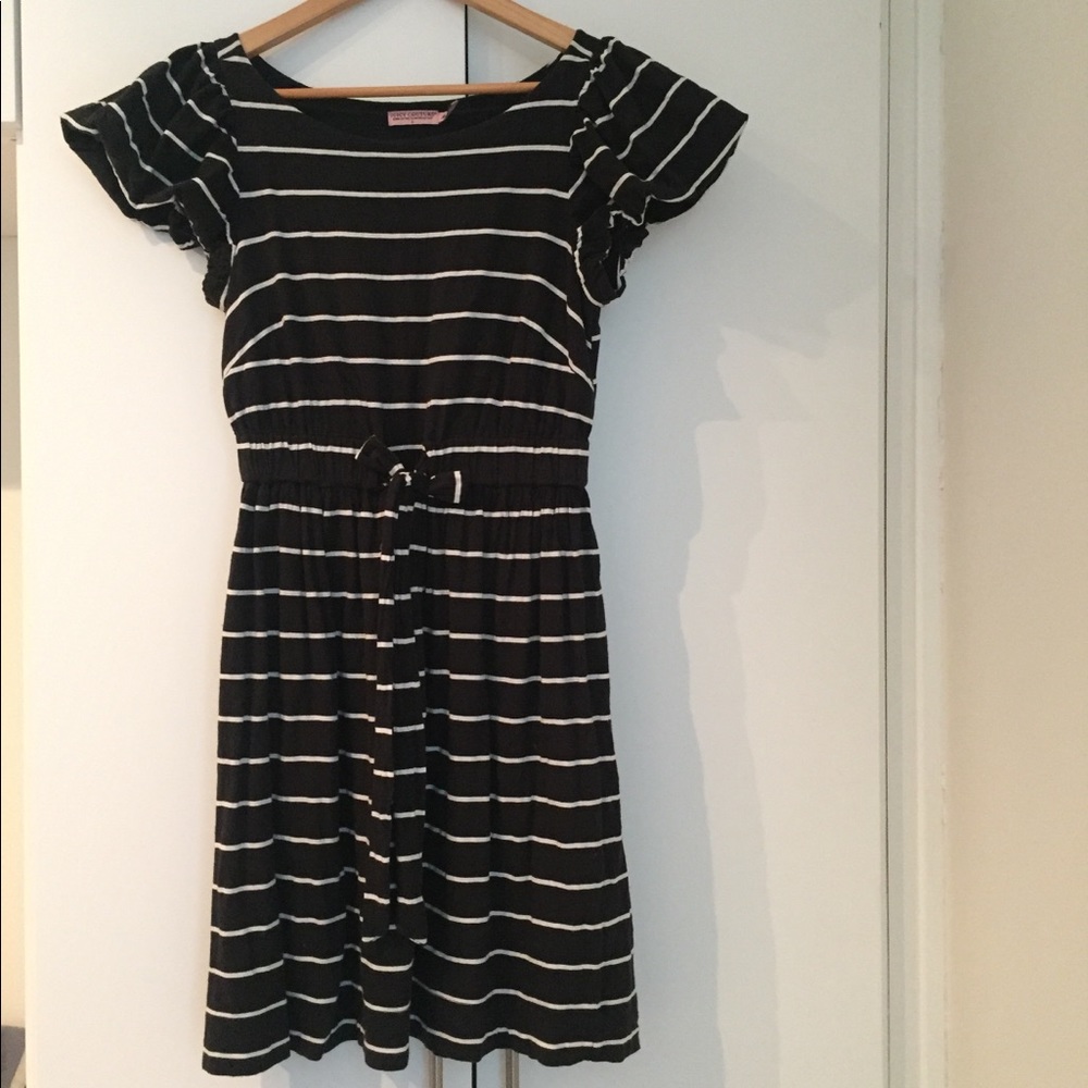Juicy Couture B&W Striped Summer Dress